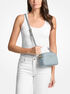 michael kors jet set small signature logo camera crossbody bag