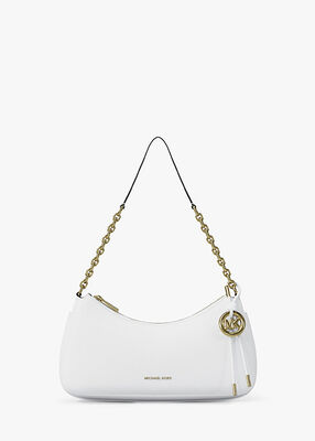 michael kors nolita medium pebbled leather chain pochette