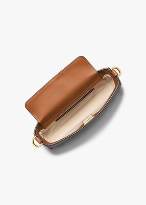 michael kors bryant small signature logo convertible pochette