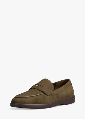 michael kors wesley suede loafer