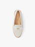 michael kors lex leather and signature logo loafer
