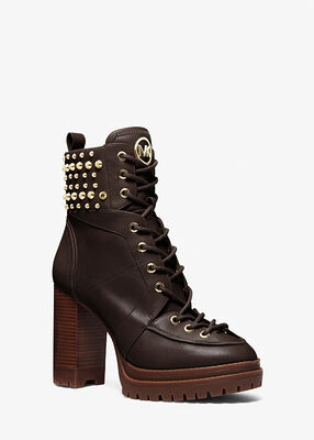 Yvonne Studded Leather Boot