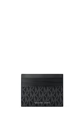 michael kors cooper signature logo card case