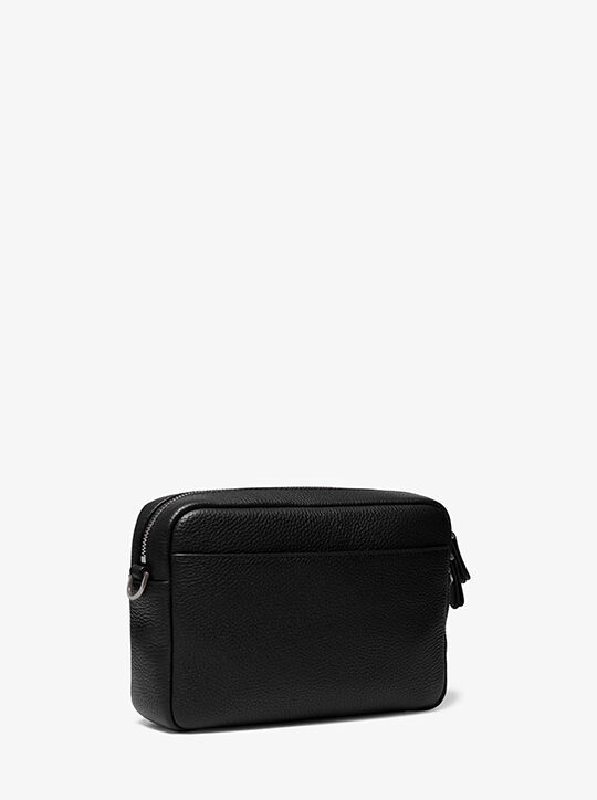 Hudson Pebbled Leather Crossbody Bag michael kors hudson pebbled leather crossbody bag