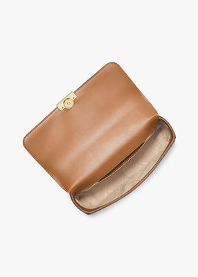 michael kors tribeca large signature logo shoulder bag