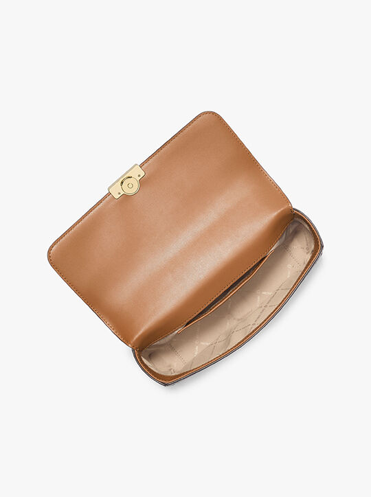 michael kors tribeca large signature logo shoulder bag