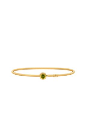 michael kors round stone bangle