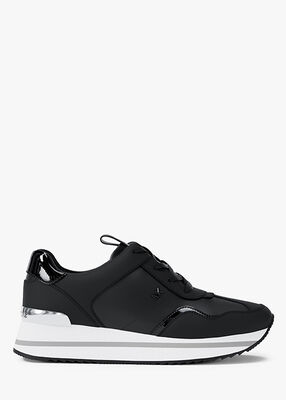 michael kors raina leather trainer