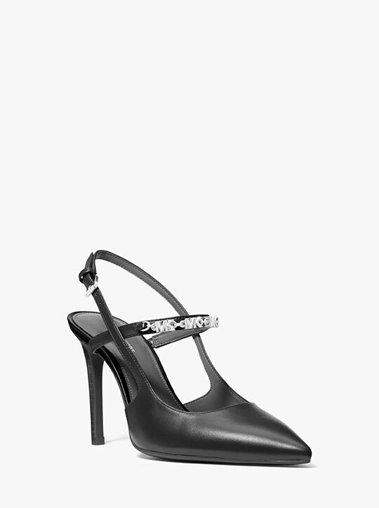 Dina Flex Leather Slingback Pump michael kors dina flex leather slingback pump