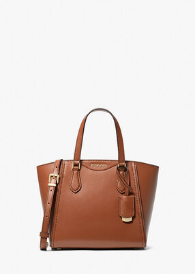 michael kors حقيبة تارين الجلدية الصغيرة القابلة للتحويل