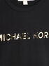 michael kors logo stretch cotton long sleeve t shirt