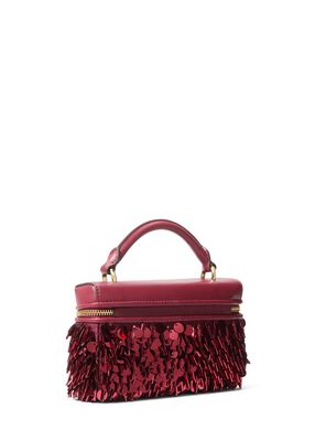 michael kors jana extra small paillette embellished crossbody bag
