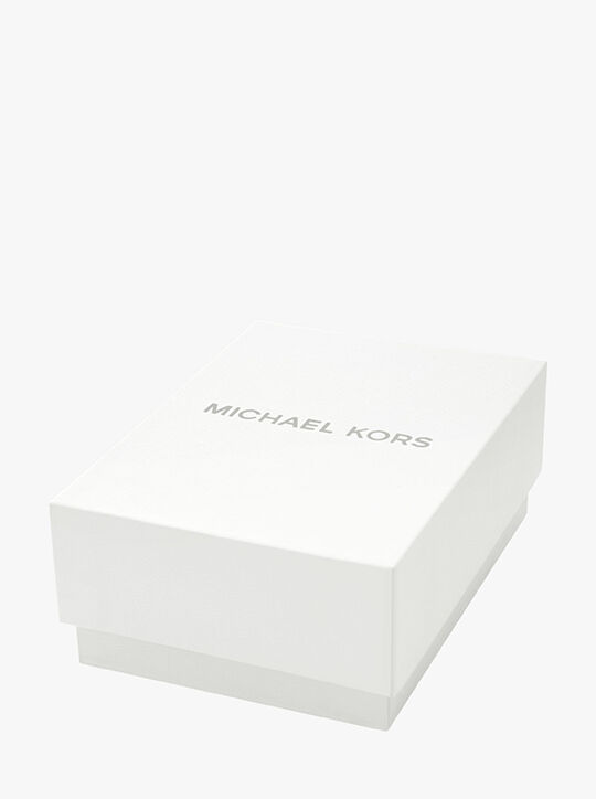 michael kors قلادة ساعة سوري مطلية بالذهب