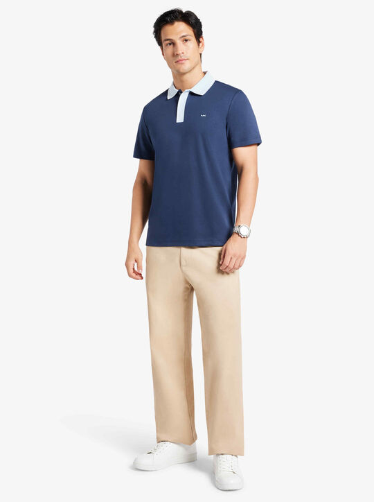 قميص بولو مطرز بالشعار michael kors قميص بولو مطرز بالشعار