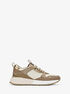 michael kors theo canvas trainer