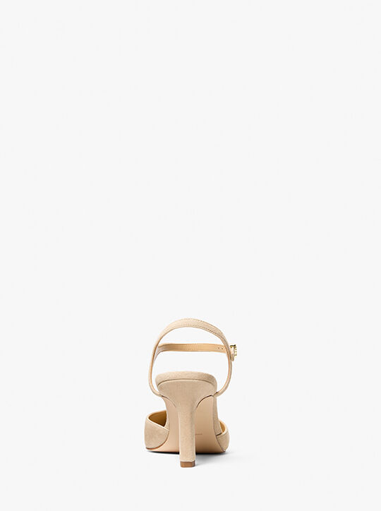 Amara Suede Slingback Pump michael kors amara suede slingback pump