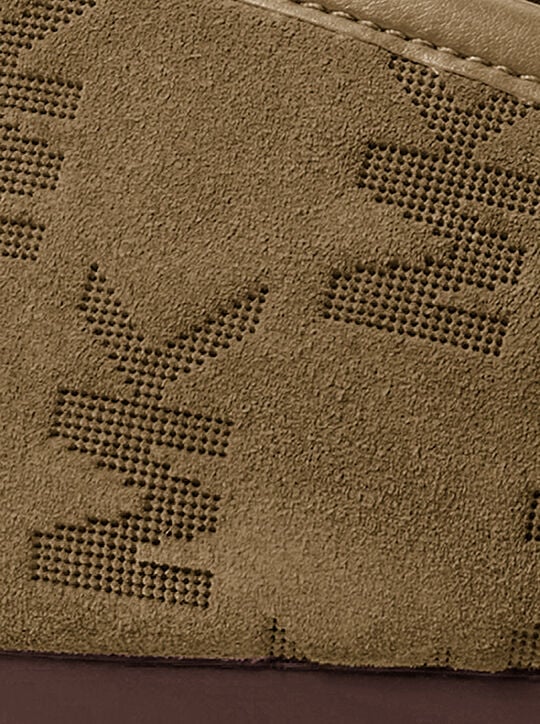 Piper Flex Logo Stitched Suede michael kors piper flex logo stitched suede