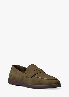 michael kors wesley suede loafer