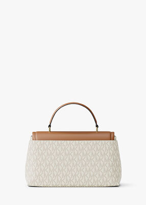 michael kors tribeca extra small signature logo satchel