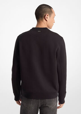 michael kors سترة من مزيج القطن منقوش عليها شعار الماركة