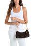 michael kors nolita medium nubuck chain pochette