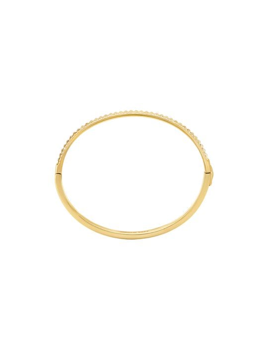Pavé Two-Tone Fluted Bangle michael kors pav two tone fluted bangle