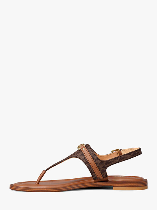 Mandy Signature Logo Sandal michael kors mandy signature logo sandal
