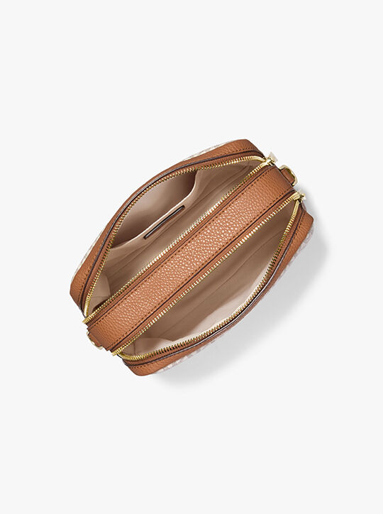 michael kors bryant medium signature logo camera crossbody bag