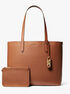 Eliza Extra-Large Pebbled Leather Reversible Tote Bag michael kors eliza extra large pebbled leather reversible tote bag