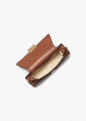 michael kors ludlow medium leather shoulder bag