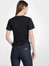 Printed Organic Cotton Ruched T-Shirt michael kors printed organic cotton ruched t shirt