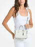 michael kors laila extra small leather crossbody bag