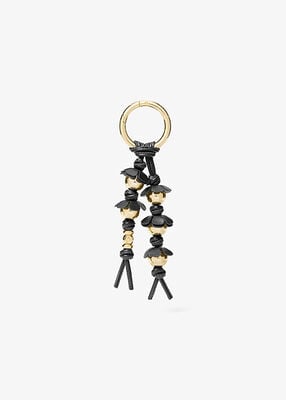 michael kors embellished floral bag charm