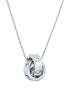 Logo and Cubic Zirconia Necklace michael kors logo and cubic zirconia necklace