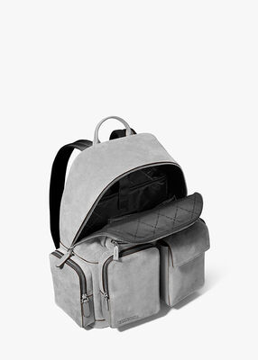 michael kors dakota suede cargo backpack