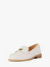 michael kors lex leather and signature logo loafer