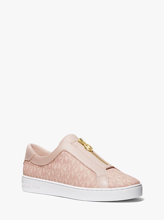 Keaton Signature Logo Zip-Up Sneaker michael kors keaton signature logo zip up sneaker