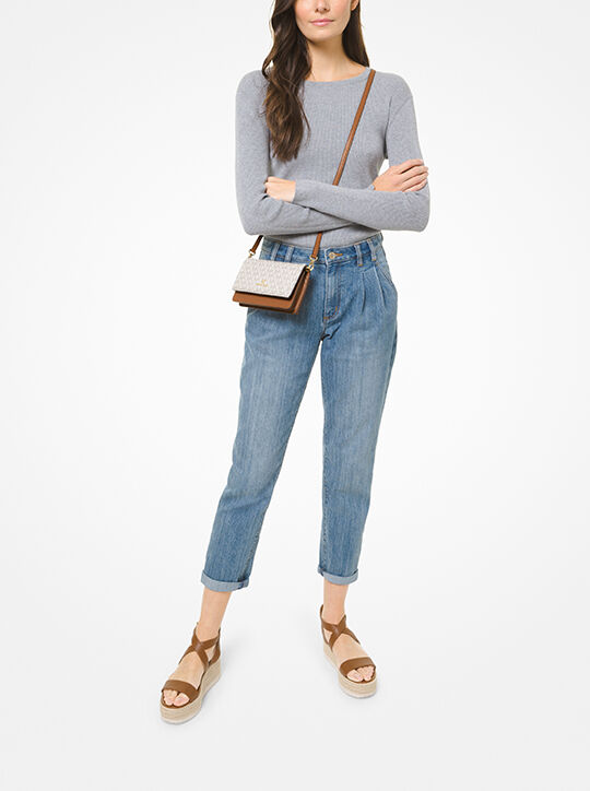 michael kors حقيبة كروس جيت سيت للهاتف الذكي صغيرة قابلة للتحويل