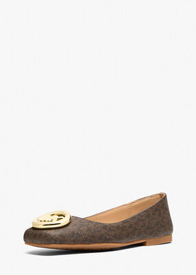 michael kors milan signature logo ballet flat