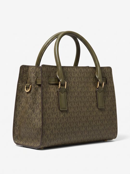 michael kors hamilton moderne small signature logo crossbody bag