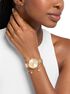 Mini Pyper Pavé Gold-Tone Watch and Jewelry Gift Set michael kors mini pyper pav gold tone watch and jewelry gift set