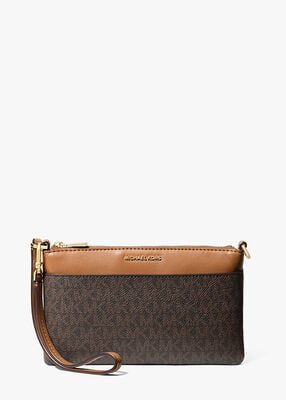 michael kors حقيبة معصم جيت سيت متوسطة الحجم بشعار الماركة