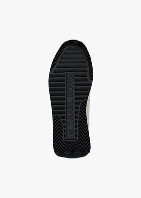 michael kors rhodes floral embellished trainer