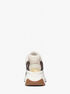 Zuma Two-Tone Signature Logo and Nylon Trainer michael kors zuma two tone signature logo and nylon trainer