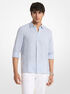 michael kors classic fit linen shirt