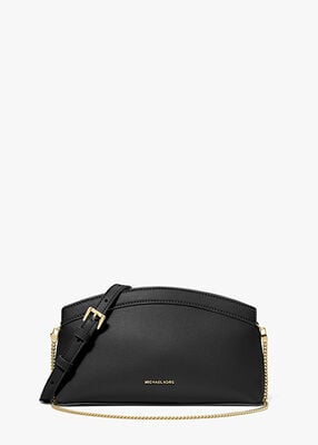 michael kors athena small leather convertible clutch