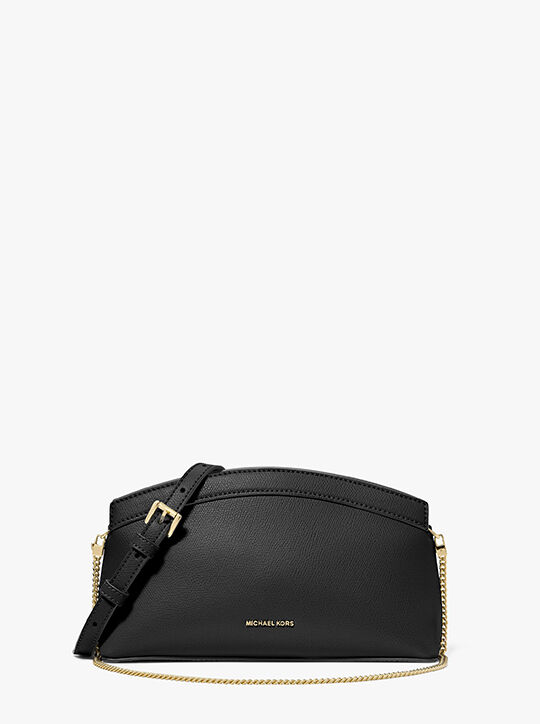 michael kors athena small leather convertible clutch