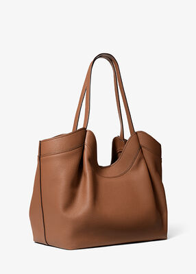 michael kors nolita large pebbled leather tote bag