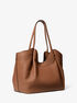 michael kors nolita large pebbled leather tote bag