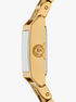 michael kors micro georgie gold tone watch